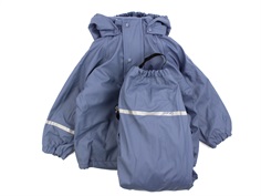 CeLaVi regntøj bukser og jakke med fleecefoer blue